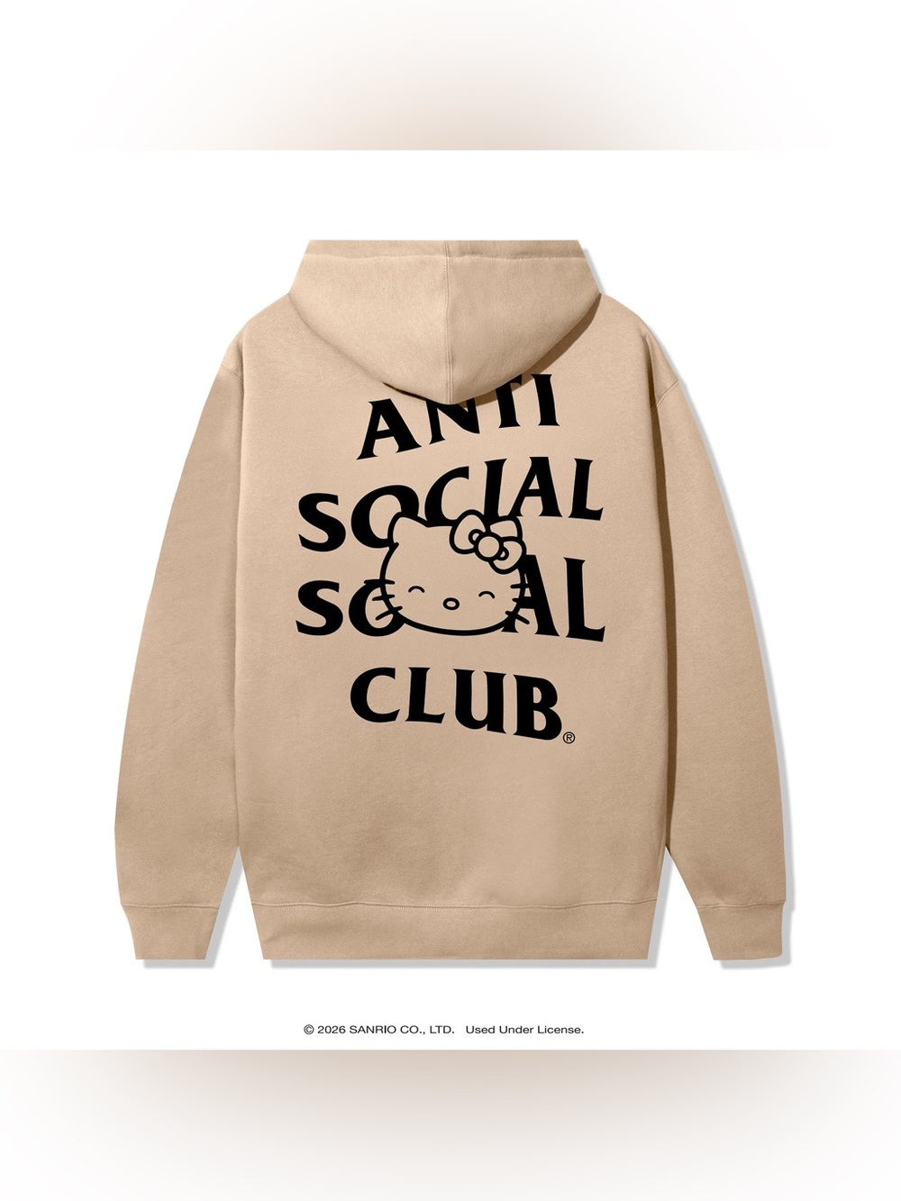 Anti Social Social Club x Hello Kitty Ethereal Zip Hoodie (Sandstone)